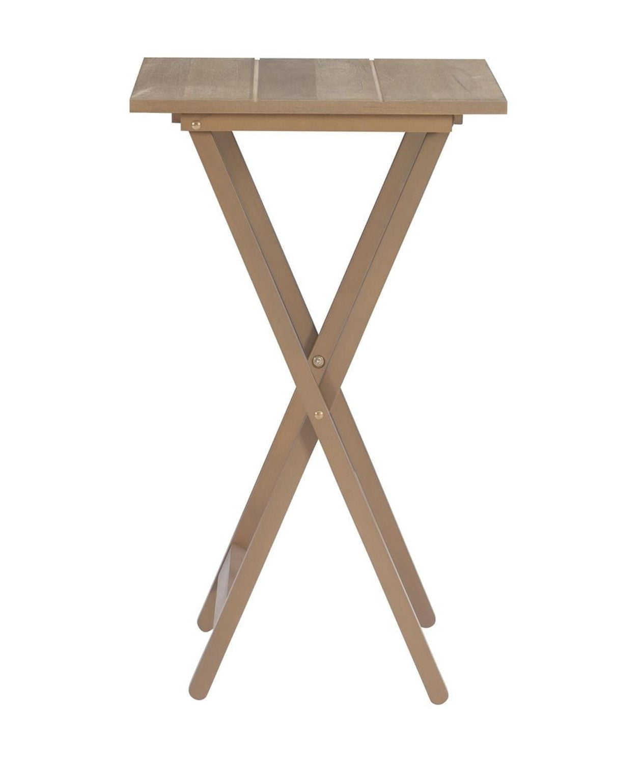 Ensemble de table à plateau en acacia gris Smyth