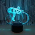 thumbnail image 1 of Lámpara de ilusión óptica 3D, luz de noche LED, lámpara de noche con ilusiones ópticas, lámpara de noche táctil de 7 colores, lámpara de mesa para dormitorio, luz de noche Art Deco para niños con USB, 1 of 5