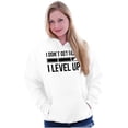 thumbnail image 4 of I Dont Get Older I Level Up Gamer Unisex Plus Fleece Graphic Hoodie Brisco Brands 2X, 4 of 5