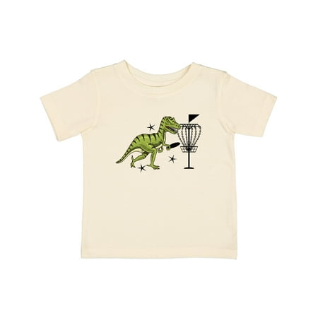 

Inktastic Disc Golfing Dinosaur Funny Golfer Gift Baby Boy or Baby Girl T-Shirt
