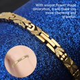 thumbnail image 4 of Brazalete de moda para mujer, brazalete de acero inoxidable con forma de flor1#) Khall Tendencias, 4 of 5