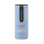 Pop & Bottle Classic Oat Milk Latte + Antioxidants, 8 fl oz