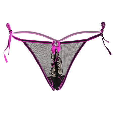 

UDAXB Womens Underwear Women Mesh Low Waist Traceless Underwear Panties G-string Lingerie Thongs(Buy 2 get 110 free)
