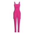 thumbnail image 3 of Women's Sleeveless Yoga Jumpsuit - Breathable Mesh Design for Workouts & Outdoor Activities, 3 of 3