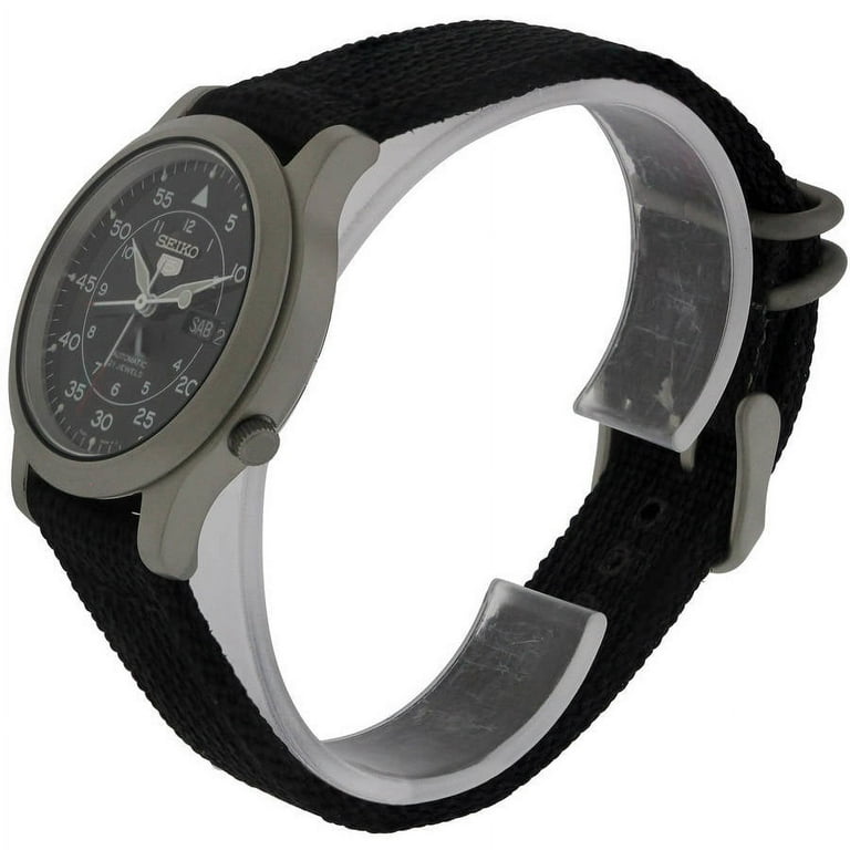 Seiko Men's 5 Black Canvas Automatic Watch, SNK809 - Walmart.com Seiko Men's 5 Black Canvas Automatic Watch, SNK809 - Walmart.com