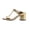 Gold_001, variant on Domuza Women Leather Heeled Sandals Platform T-Strap Sandal Solid Color Open Toe Shinny Summer Comfortable Fashion Non Slip Breathable Walking Outdoor Casual Shoes Light Brown 8（EU-40）