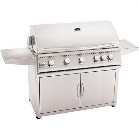 Summerset Sizzler 40-inch 5-burner Freestanding Natural Gas Grill With Rear Infrared Burner - Siz40-ng