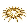 thumbnail image 4 of Diconna Metal Wind Spinner Outdoor 3D Magical Kinetic Windmill with Stake, 4 of 9