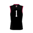 thumbnail image 3 of Youth GameDay Greats #1 Black UMass Minutemen Lightweight Basketball Jersey, 3 of 4