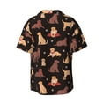 thumbnail image 7 of Kdxio Men's Hawaiian Shirt for Men Short Sleeve Shirt Labrador Retriever Dog Summer Casual Holiday Beach Button Down T-Shirts, 7 of 7