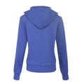thumbnail image 4 of MixMatchy Women's Solid Basic Long Sleeve Zip Up Fleece Jacket, 4 of 7