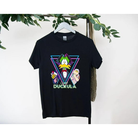 Count Duckula Made in the 80s Retro Cartoon Tribute T-Shirt, for men & women, up to size 5XL