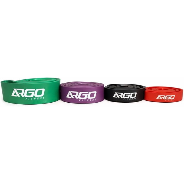 Argo Fitness Bande de Résistance aux Tractions 4 Pcs
