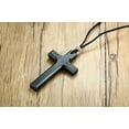 thumbnail image 3 of Metaljc Christian Jesus Wooden Cross Necklace Pendant for Men Women, 3 of 6