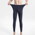 thumbnail image 1 of Leodye Men's thermal Compression Pants Fleece Lined Sports Tights Cold Weather Baselayer Winter Gear Navy XXXXL, 1 of 5