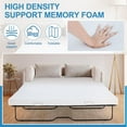 thumbnail image 6 of Lilypelle Foldable Sofa Bed Replacement Mattress Memory Foam 4 inch Pull Out Sofa Bed Mattress Queen Size for Convertible Sleeper Sofa Couch Beds, Sofa Not Included, 72" L x 59" W x 4" H, 6 of 7