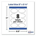 thumbnail image 5 of Oval Labels W/ Sure Feed And Easy Peel, 2 X 3.33, Glossy White, 80/pack | Bundle of 10 Packs, 5 of 7
