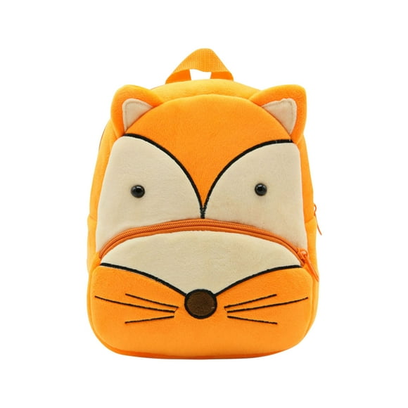 Sac à Dos en Peluche Mignon pour Enfants pour Maternelle Garderie Léger Bretelles Rembourrées Rangement Spacieux 10.2X9.4X3.9 Pouces Style K 200G Poids