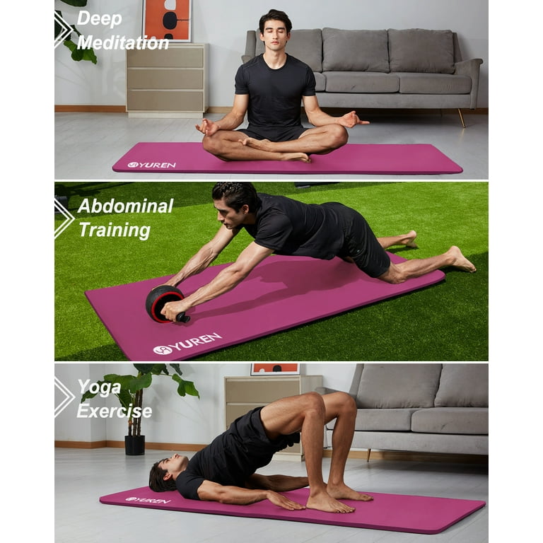 Buy YUREN Large Yoga Mat 78x51, Eco-Friendly TPE Yoga Pilates