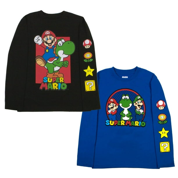 Set de camisetas Mario & Luigi para Nintendo Super Mario Bros.