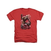 DC Comics Aquaman New 52 Adult Heather T-Shirt Tee