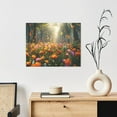 thumbnail image 6 of Picia Butterflies In Flower Field Pattern Decorative Picture – Unique Wall Art, Modern Canvas Print for Trendy Interiors (Horizontal), 6 of 6