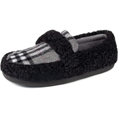 

Women‘s Fleece Liner Fuzzy Indoor Outdoor Slippers Cute Slip On Solid Comfort Warm Women‘s Shoes