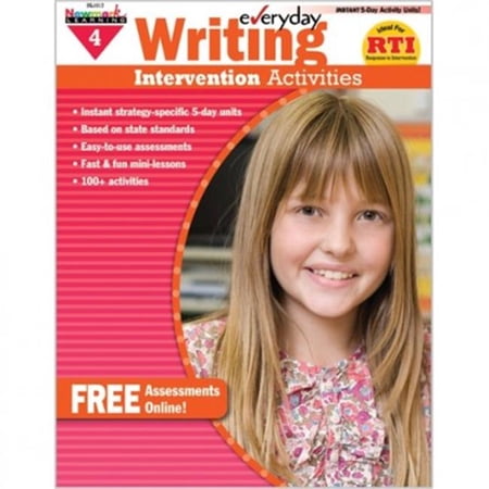Newmark Learning NL1017 Everyday Intervention Activies for Writing Gr 4 20-pack