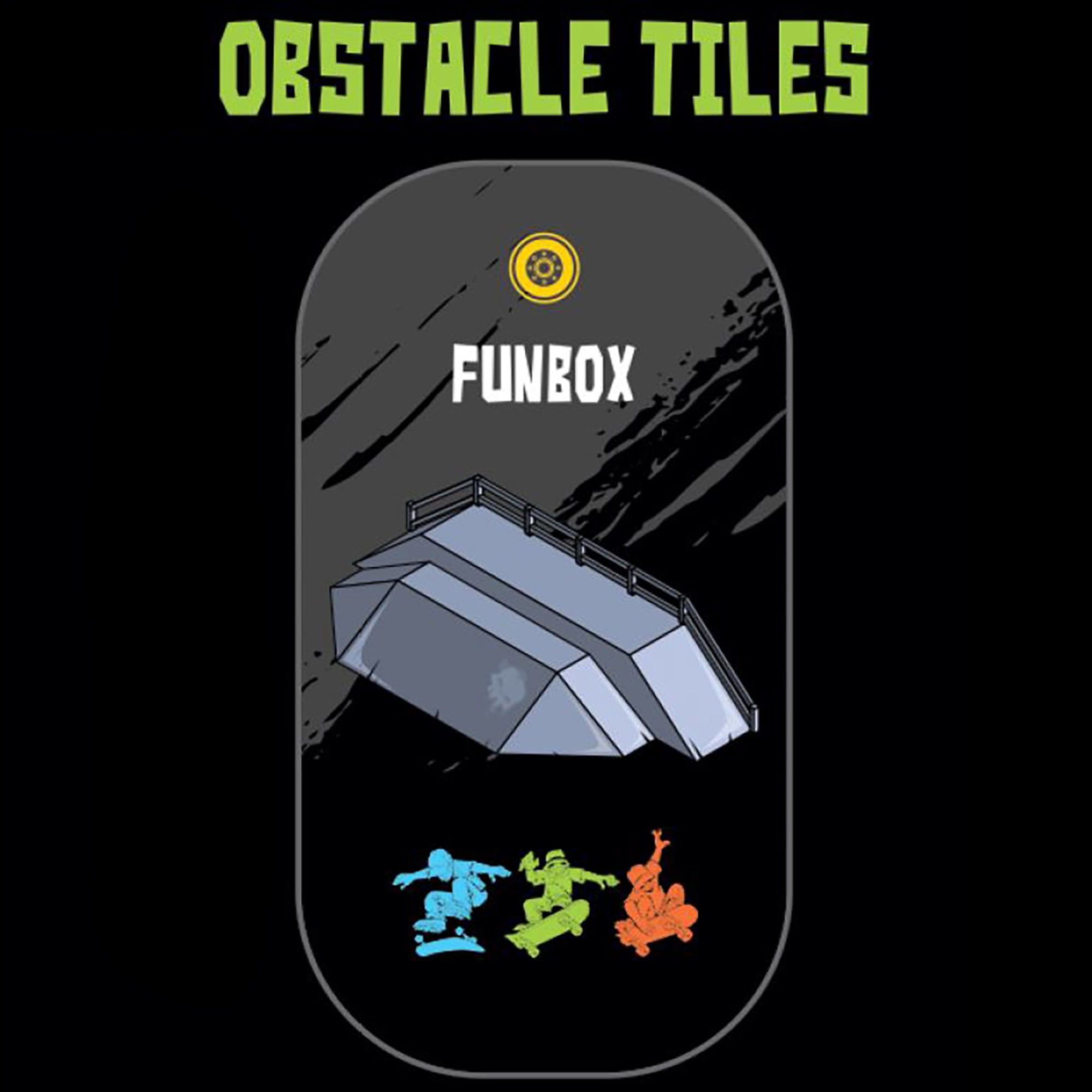 Mnkymnd Games: Skate Park - Trick Playing Card Game, Create Obstacles, Roll To Land Your Tricks, Party & Family Play, Ages 8+, 1-3 Players, 10-20 Min