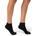 thumbnail image 3 of No nonsense Women's Soft & Breathable Ventilated Cushioned Ankle Socks 3 Pair Pack, Black, One Size, 3 of 9