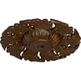 thumbnail image 3 of Ekena Millwork 14 5/8"OD x 2 1/4"P Needham Ceiling Medallion (Fits Canopies up to 4 1/4"), Hand-Painted Root Beer Crackle, 3 of 6