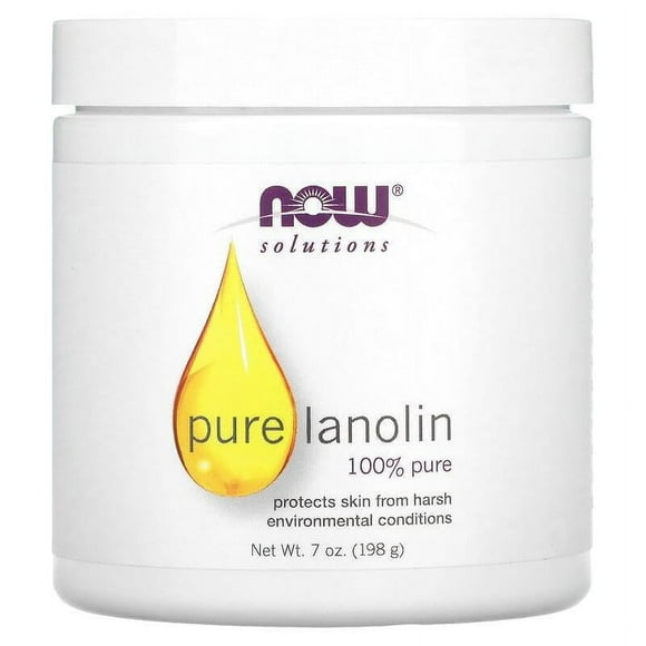 NOW FOODS, SOLUTIONS, LANOLINA PURA, 7 OZ