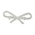 thumbnail image 5 of Unique Bargains 1 Pc Hair Clips Exquisite Graceful Pearl Bow Spring Clip Hairdo Clip Silver Tone, 5 of 5