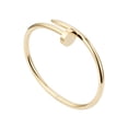 thumbnail image 2 of Brazalete en forma de clavo dorado de oro laminado, 2 of 7