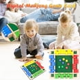 thumbnail image 4 of PVCS Traditional Four Sided Wooden 10 Number Pub Bar Board Dice Game Box for Home Decor, 4 of 9
