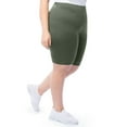 thumbnail image 3 of Athletic Works Women's Plus Size Core Active Dri-Works Bike Shorts, 3 of 6
