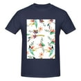 thumbnail image 4 of Bingfone Pretty Floral With Leaves Men'S Loose Fit Short-Sleeve Pocket T-Shirt, 4 of 7