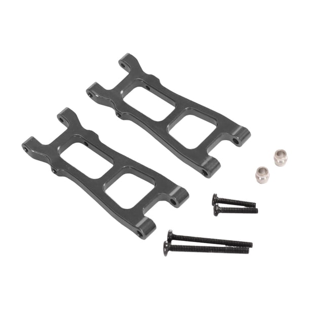 2 piezas de brazo de suspensión trasero para coche RC, brazo oscilante, accesorios para coche RC, accesorio estable color de titanio