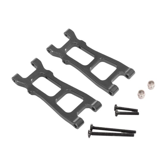 2 piezas de brazo de suspensión trasero para coche RC, brazo oscilante, accesorios para coche RC, accesorio estable color de titanio