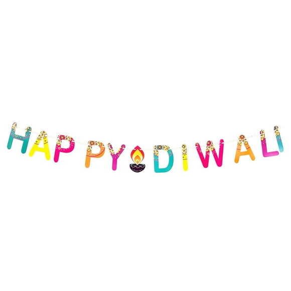 Bannière Diwali, longueur 12 pieds
