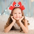 thumbnail image 3 of Diadema con garras grandes y ojos para mujer, accesorio para el cabello, para disfraz, vestido, fiesta, adorable y divertida diadema de cangrejo con forma de animal., 3 of 8
