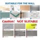 thumbnail image 4 of Wall-Mounted Aluminum Toilet Paper Holder Double Hygienic Roll Holder with Storage Platform Without Drilling with Edge Protection and Fall Protection, 4 of 4