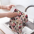 thumbnail image 6 of Sikiie Guitar Skull rock Waffle Weave Kitchen Dish Cloth,Super Absorbent Kitchen Dish Towels 16*26 Inches for Dish Rags Washing Dishes, Drying Dishes, 6 of 7