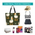 thumbnail image 5 of Wukai Mallard Ducks Wild Birds Print Reusable Grocery Bag Shopping Bags Shopping Handle Bag Suitable for Outdoor Convenient Daily Bag, 5 of 7