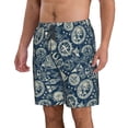 thumbnail image 2 of Fuzoiu Nautical Style Print Men's Beach Shorts,Men's Swim Trunks,Quick Dry Board Shorts with Pockets,Men's Bathing Suits for Surfing, Running, and Casual Wear-XX-Large, 2 of 6