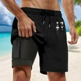 thumbnail image 2 of Kcolen Swim Trunks Men 5 Inch Gradient Swim Shorts Loose Mens Swimwear Men's Swim Trunks Summer Beach Loose Fit Men Swim Brief, 2 of 4