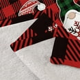 thumbnail image 5 of HongHeng Christmas Gnome Blanket Soft Flannel Fleece Blanket Xmas Tree Red Black Buffalo Check Throw Blanket Cozy Fuzzy Plush Blankets for Couch Sofa 39x51 inch, 5 of 6