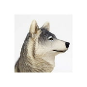 Safari Ltd. Gray Wolf Figurine - Realistic 4.8 Figure - Educational Toy for Boys, Girls, Kids Ages 3+