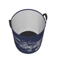 thumbnail image 5 of DouZhe Waterproof Collapsible Large Laundry Baskets, Graffiti Aircraft Airplane Flight Prints Circular Hamper with Handles, 5 of 7