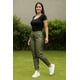 thumbnail image 1 of Jogger elegante Verde militar mediana, 1 of 4